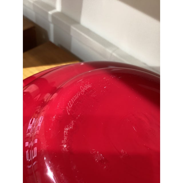 Venini Murano Glass Vase by Napoleone Martinuzzi, 2006 For Sale - Image 9 of 10