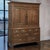 Traditional 18th Century Georgian Period English Oak Linen Press For Sale - Image 3 of 18