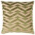 Schumacher Schumacher x Miles Redd Broken Chevron Cut Velvet 20" Pillow in Olive on Khaki For Sale - Image 4 of 4