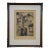 Antique Belgian Kurt Peiser La Cour Rue Du Faucon Falcon Street Etching 17" For Sale