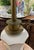 Vintage Stiffel Creamy White Ceramic and Brass Plume Buffet or Table Lamps, a Pair For Sale - Image 10 of 12