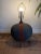 1970s Mid Century Sunset Cosco Lamp Grey Flaming Red For Sale - Image 11 of 12