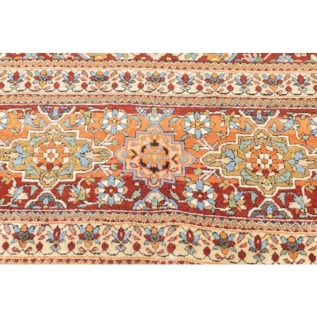 Antique Mohtasham Kashan Rug 4'5'' x 7'3'' For Sale - Image 12 of 12
