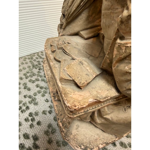 19th Century John Rogers Coming to the Parson Sculpture For Sale - Image 10 of 12