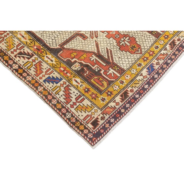 Textile Antique Shirvan Rug 3'10'' x 5'10'' For Sale - Image 7 of 12