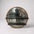 Large Industrial Circular Mirror with Shelves For Sale - Image 9 of 9