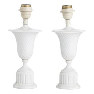 Porcelain Table Lamps from Vista Alegre, Set of 2 For Sale