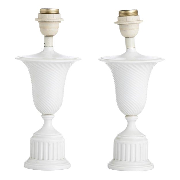 Porcelain Table Lamps from Vista Alegre, Set of 2 For Sale