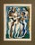 Printmaking Materials Ossip Zadkine, Large Cubist Modernist Color French Lithograph Zadkine Figures La Famille, 1960 For Sale - Image 7 of 8