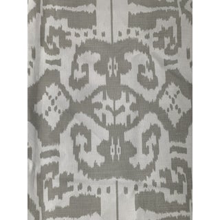 3.7 Yards Quadrille China Seas Island Ikat Fabric For Sale