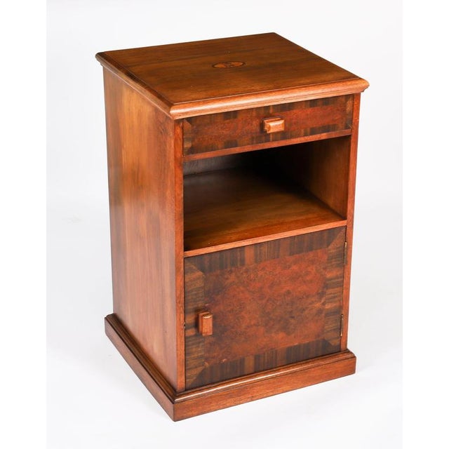 Walnut Erii Sandringham Bedside Cabinets with Royal Provenance, 1950s, Set of 2 For Sale - Image 10 of 18