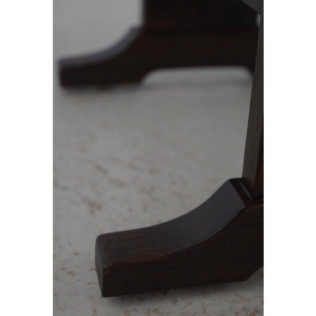 Stickley Small Mission Oak Dropleaf Occasional Table For Sale - Image 9 of 18