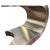 Vintage Italian Diapason Desk in Brushed Stainless Steel by Marzio Cecchi for Studio Most For Sale - Image 6 of 11