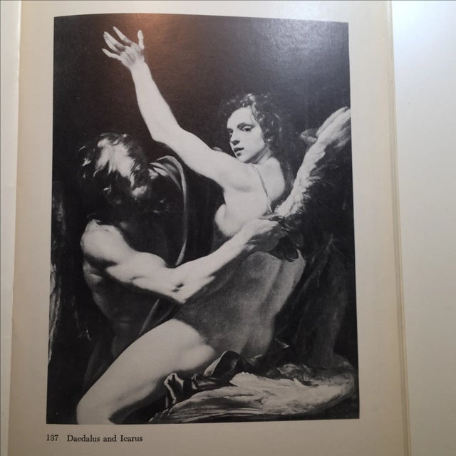 Tan "Flight Fantasy Faith Fact" Vintage 1953 Art and History Book For Sale - Image 8 of 11