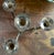 Metal Mid Century 4 Arm Silver Plate Bauhaus Candle Holder - Attributed to William Wagenfeld for WMF For Sale - Image 7 of 7