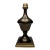 Neoclassical Mixed Metal Bronze Finish & Brass Finial For Sale