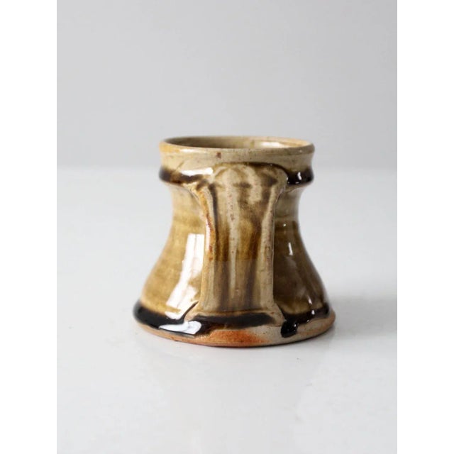 Contemporary Vintage Studio Pottery Mug For Sale - Image 3 of 12