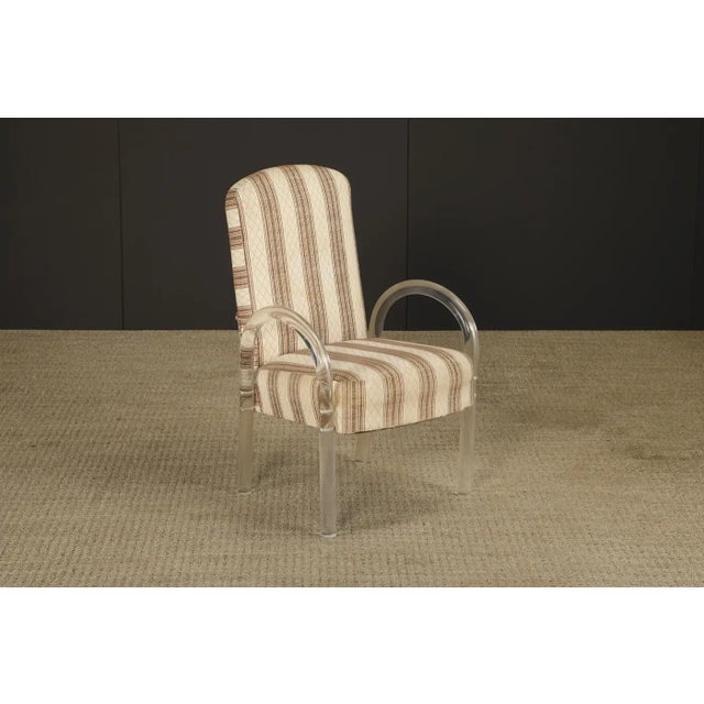 Set of Five Lucite Waterfall Dining Chairs by Hill Manufacturing, 1980s For Sale - Image 13 of 18