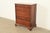 American Stickley American Colonial Solid Cherry Wood Highboy Dresser | Circa 1950s For Sale - Image 3 of 13