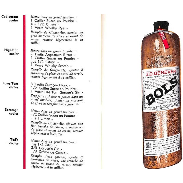 1940s "Livre De Cocktails" 1949 Bauwens, Emile For Sale - Image 5 of 12