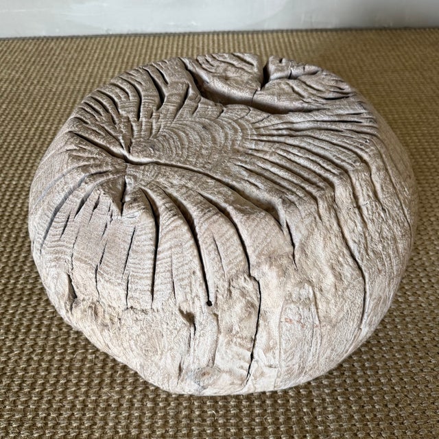 Vintage Elm Table Stump For Sale - Image 4 of 6