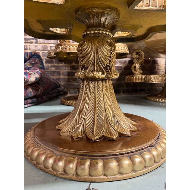 Hollywood Regency Vintage Hollywood Regency Style End Table For Sale - Image 3 of 5