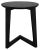 Noir Cantilever Table, Charcoal Black For Sale - Image 4 of 8