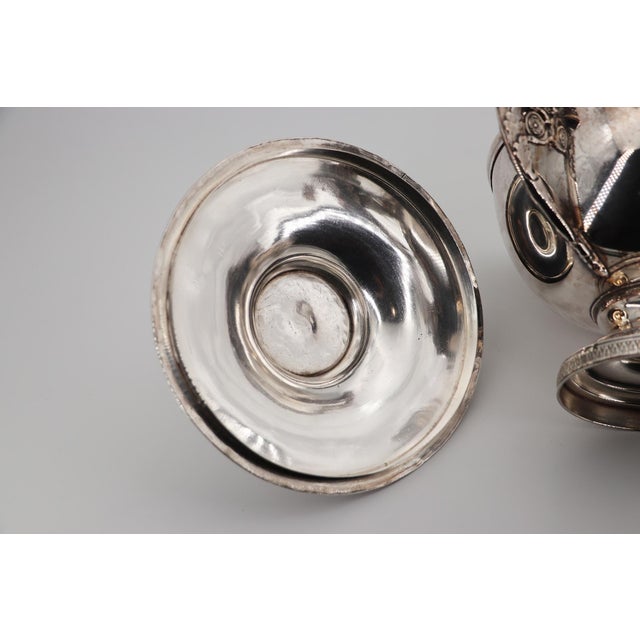 19th Century French Silver-Plated Tureen With Coat-of-Arms For Sale - Image 12 of 17