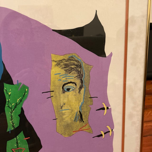 Limited edition lithograph by renowned artist Chaim Potok (1929-2002) entitled “Dreams,” signed lower right.