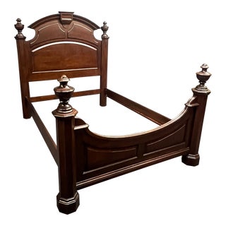 Pennsylvania House Victorian Style Queen Cherry Bed For Sale