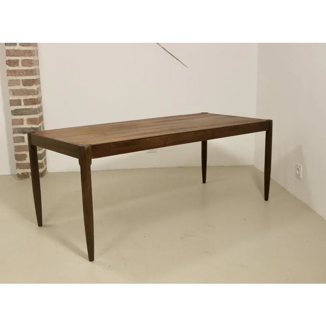 Wood Scandinavian Coffee Table in Teak, 1960s For Sale - Image 7 of 13