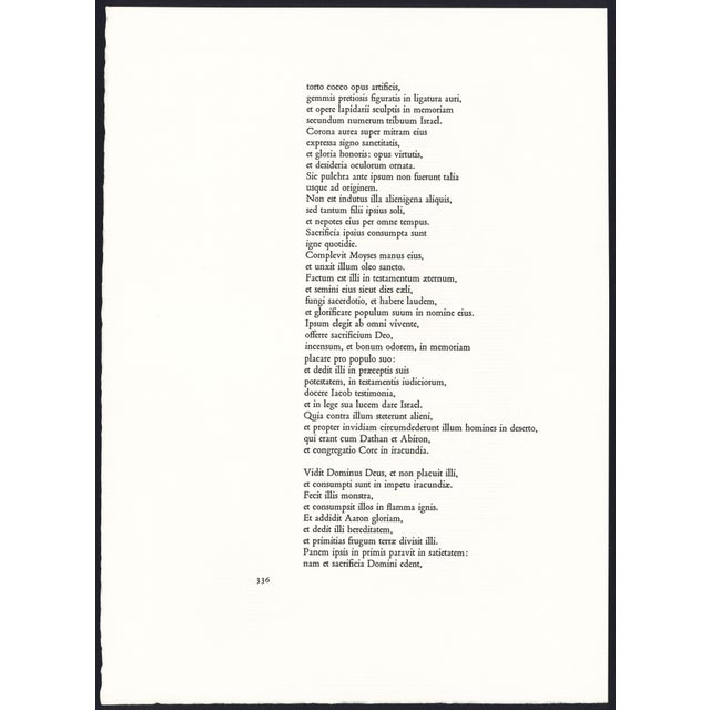 Printmaking Materials 1968 Salvador Dalí Biblia Sacra Lithograph "Da Mihi Bibere" (Give Me a Drink) For Sale - Image 7 of 12