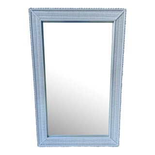 Woven Rattan Mirror For Sale