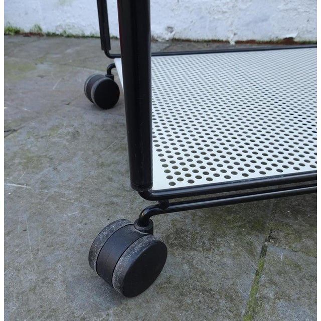 Postmodern Bar Cart Trolley by Tjerk Reijinga for Pilastro, Holland, 1980s For Sale - Image 6 of 18