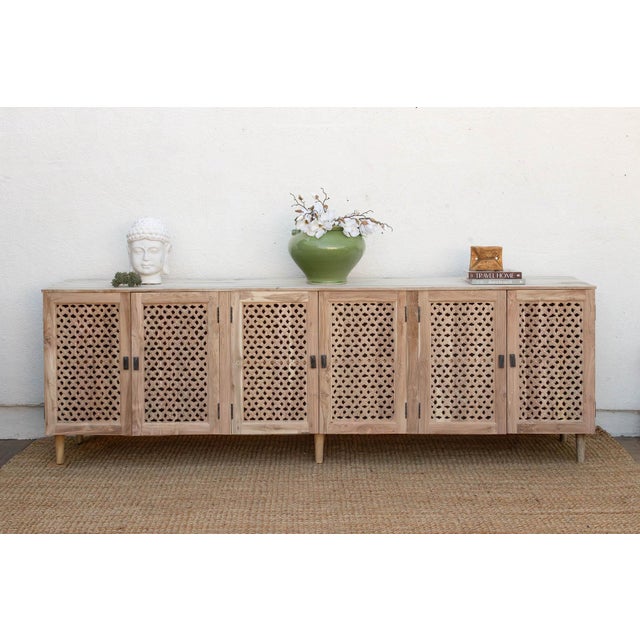 This Carved credenza is a monumental achievement in the De-cor Jali Collection, designed for spaces that demand...