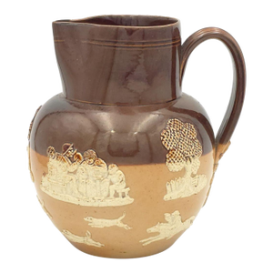 19th Century Doulton Bargeware Pitcher
