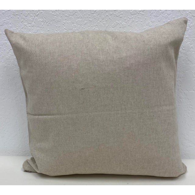 American 16" Square Pillow Decorated With Various Breeds of Attentive & Obedient Dogs - Made in Uk. For Sale - Image 3 of 13