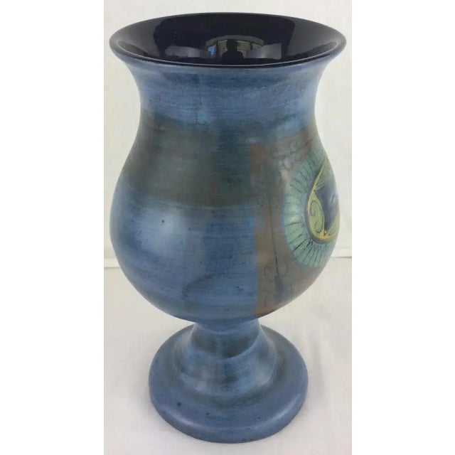 Mid-20th Century Ceramic Vase by Jean De Lespinasse For Sale In Miami - Image 6 of 7
