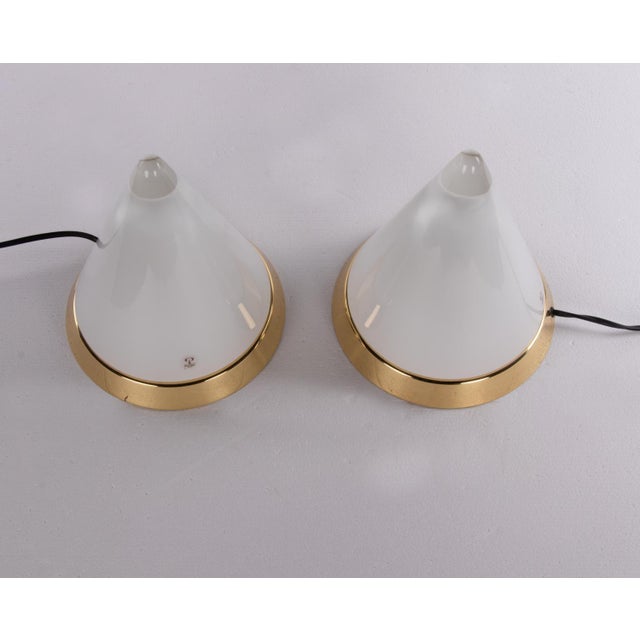 Kibo Blown Glass Table Lamps by Peill & Putzler, 1970s, Set of 2 For Sale - Image 4 of 9