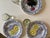 --- **DESCRIPTION** A charming French faience dinner plate from Gien's iconic Oiseau Bleu (Blue Bird) collection,...