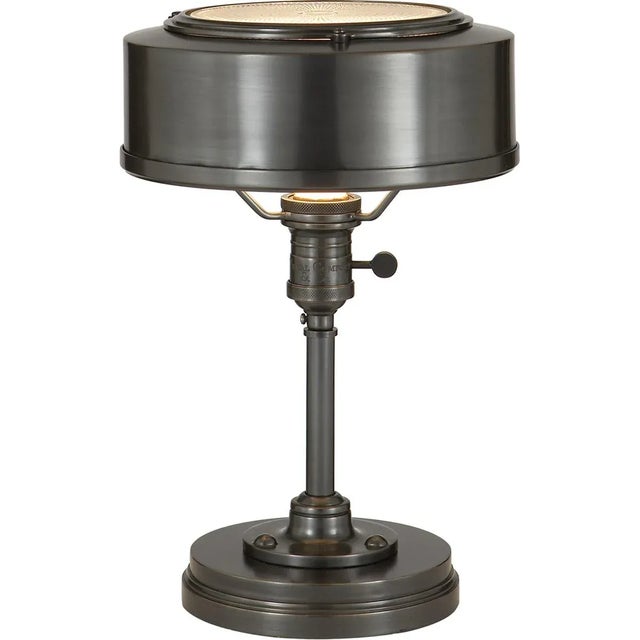 Modern Thomas O'Brien for Visual Comfort Signature Henley Task Lamp in Bronze For Sale - Image 3 of 4