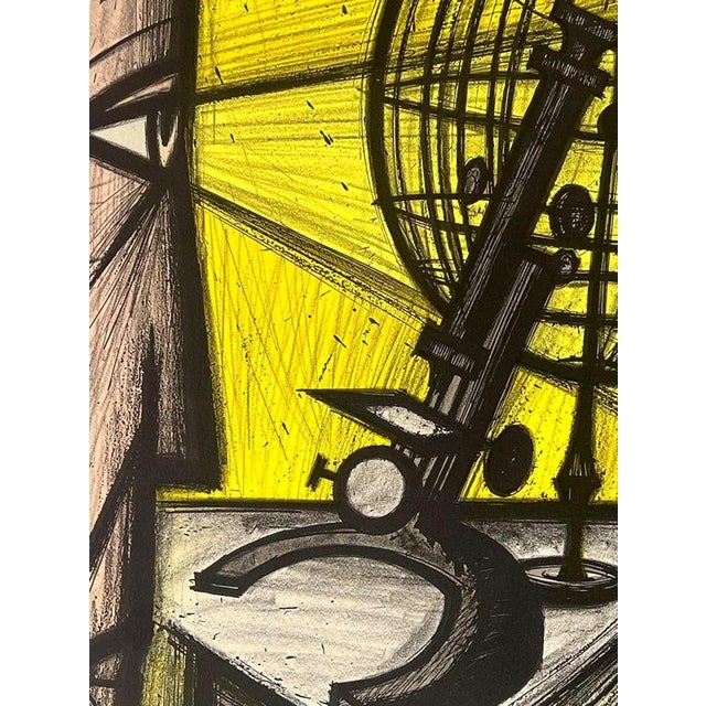 Bernard Buffet, The Microscope, 1969, Lithograph For Sale - Image 4 of 8