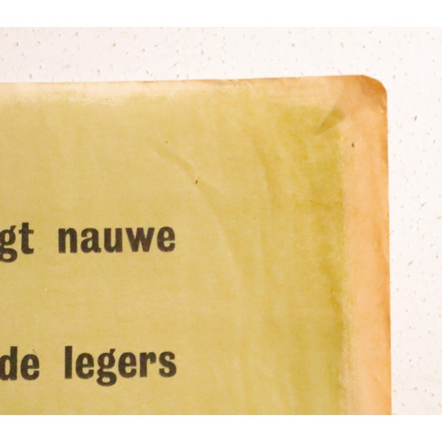 1940s 1947 Dutch Political Poster (The Link Between the Allies and the Netherlands, Military Authority) - Henrion For Sale - Image 5 of 5