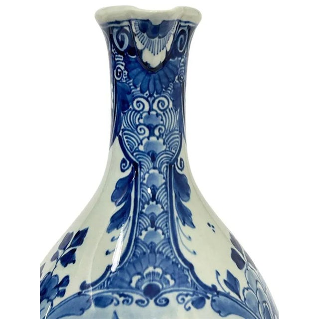 Dutch Delft Bottle Vessels from Porceleyne Fles, 1899-1903, Set of 2 For Sale - Image 9 of 12