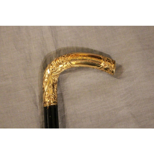 Victorian C. 1870s English Victorian Ladies Walking Stick For Sale - Image 3 of 6