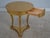 Traditional Gold Painted 2 Tier 1 Drawer Empire End Table For Sale - Image 3 of 17