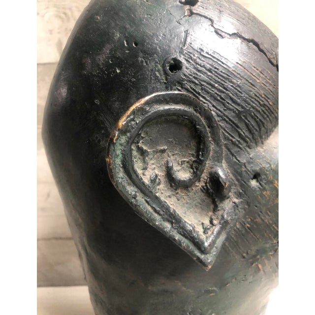 African Bronze Obe of the Ife, Nigeria For Sale - Image 3 of 12