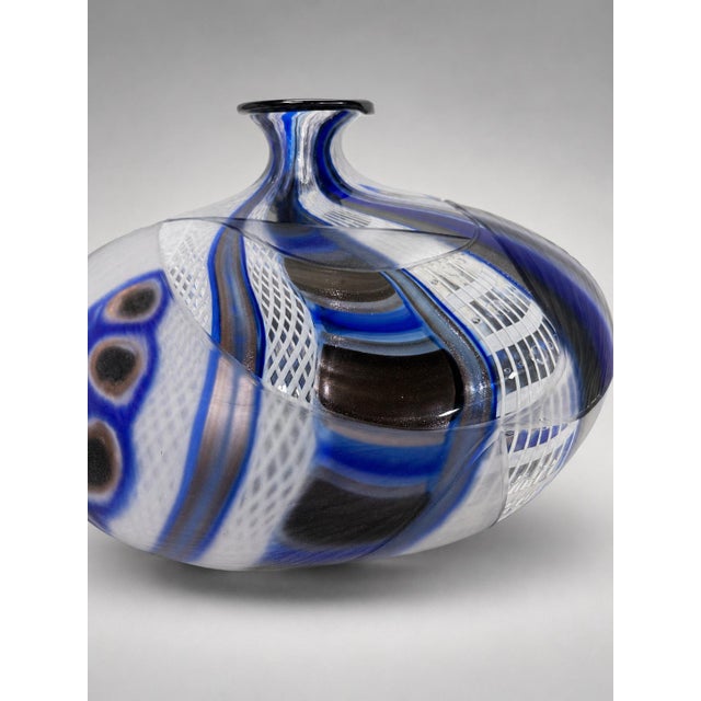 1 of 1, Massimiliano Schiavon Highly Sculpted & Layered Murano Art Glass C. 2008 For Sale - Image 13 of 13