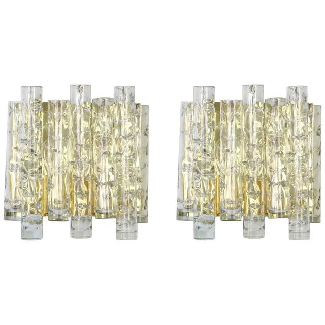 Large Murano Glass Wall Sconces by Doria, Germany, 1960s, Set of 2 For Sale - Image 8 of 8