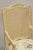 Wood Vintage French Country Louis XV Style Cane Back Painted Dining Chairs - Set of 6 For Sale - Image 7 of 12